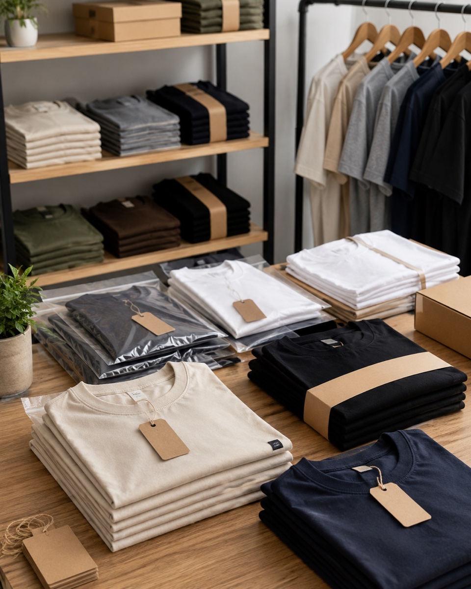 Thành phẩm áo thun của brand khách HYPO